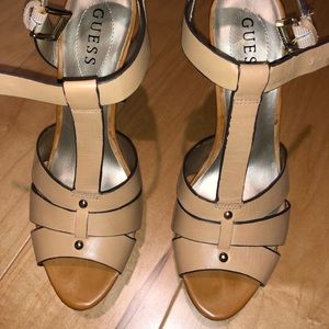 Tan Guess Heels